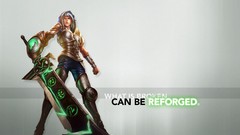 Weapons Anime Typography font armor shield white hair Swords 