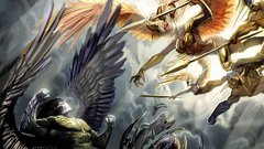 Weapons armor battles angels