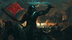 Weapons armor Horses artwork