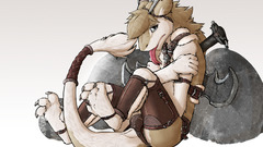 Weapons armor Sergal male