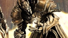 Weapons armor Swords angels diablo iii artwork video games 