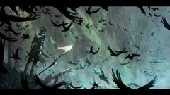 Weapons Birds Ravens Warriors lost battles artwork