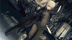 Weapons blondes anime girls redjuice twintails original 