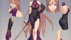 Weapons Characters gloves Swords boobs