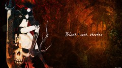 Weapons claws horns navel Shorts red eyes sitting coat Swords 