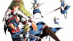 Weapons dolls dress Ribbons blondes long hair boots blue eyes 