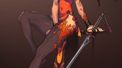 Weapons dress Swords hyung tae kim artwork video games blade 