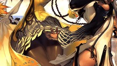 Weapons dress white hair hyung tae kim artwork video games 