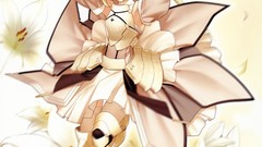 Weapons Excalibur saber blondes anime girls fate stay night 