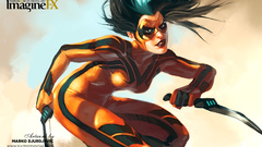 Weapons fantasy art masks