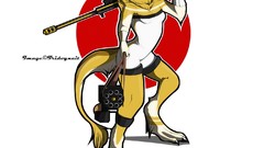 Weapons furry Simple Background Barret M82A1 Sergal