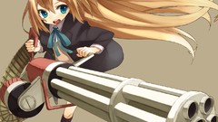 Weapons Guns Anime heavy