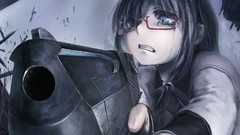 Weapons Guns Anime pistols anime girls mahou shoujo madoka 