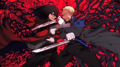 Weapons Guns Anime scars gloves Swords blondes male long hair 