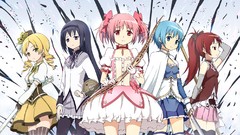 Weapons Guns Anime Swords skirts anime girls mahou shoujo 