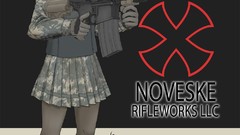 Weapons Guns Anime uniforms assault rifle