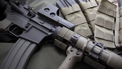 Weapons Guns ar-15 EO Tech