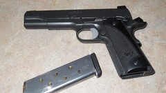 Weapons Guns Army pistols equipment M1911 kimber