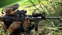 Weapons Guns Army soldiers Cover military m4 firearms Rifles 