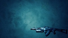 Weapons Guns backgrounds ak-47 firearms AK minimalistic