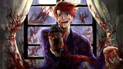 Weapons Guns blood Anime umineko no naku koro ni