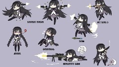 Weapons Guns glasses shells pistols shields RPG mahou shoujo 