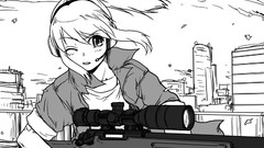 Weapons Guns headphones Anime scope sniper gloves cities sniper 