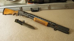 Weapons Guns Knives bayonet shotguns Remington 870 Surefire LED 