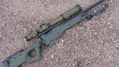 Weapons Guns military sniper l96 AWP upscaled Arctic Warfare