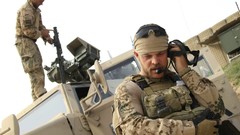 Weapons Guns Radio Army soldiers military German sunglasses 