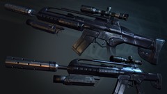 Weapons Guns scars crysis video games