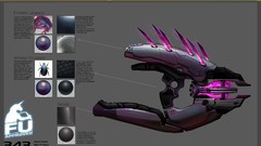 Weapons Guns science fiction halo concept art artwork digital 