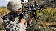 Weapons Guns soldiers M14