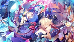 Weapons hats horns red eyes rocks handcuffs Swords club bows 