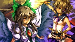 Weapons headphones Anime drawings blondes anime girls brunettes 