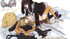 Weapons headphones glasses anime girls meganekko panties 