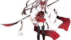 Weapons horns masks long hair inu x boku ss hair ornaments 