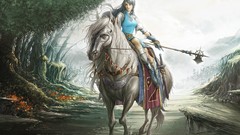 Weapons Horses Knights artwork fantasy art