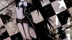 Weapons Katana Anime collar scars Shorts coat Swords chains 