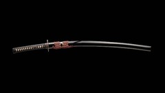 Weapons Katana black background