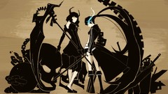 Weapons Katana dress Shorts gloves coat Swords chains skulls 