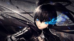 Weapons Katana faces Swords chains hoodies long hair anime 