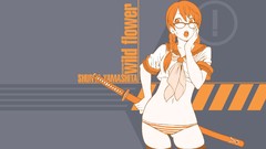 Weapons Katana glasses Swords anime girls braids open mouth 