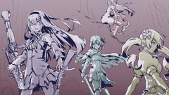 Weapons Katana pantyhose mahou shoujo madoka magica akemi 