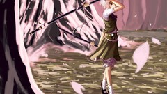 Weapons Katana Swords short hair konpaku youmu touhou video 