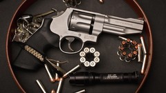 Weapons keys flashlight revolvers belts Keychains hollow point 