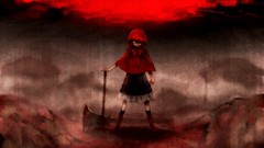 Weapons Little Red Riding Hood blood Anime red eyes anime girls