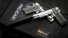 Weapons M1911 suppressor Dan Wesson Firearms