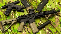 Weapons magpul suppressor SR-15 FNP 45