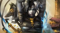 Weapons Mummy anime girls nipples artwork underboobs Readman 